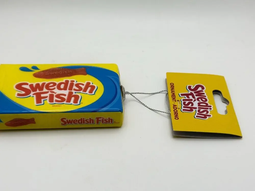 Swedish Fish Ornament Adorno Holiday Décor With Box